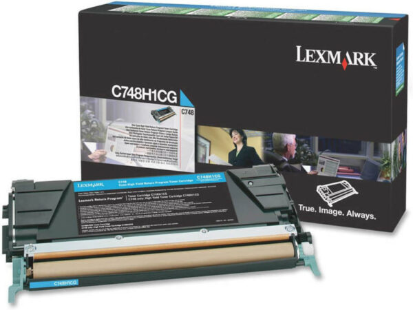 Toner Original Lexmark Cyan, C748H1CG, pentru C748 series, 10K, (timbru verde 1.2 lei) , „C748H1CG”