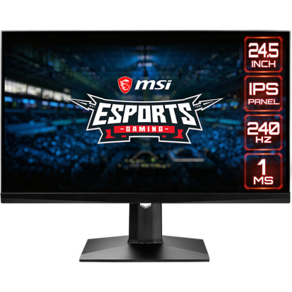 MSI Optix MAG251RX 24.5inch Monitor 1920×1080 IPS Flat 240Hz 1ms 2xHDMI DP USB-C, „OPTIX MAG251RX” (timbru verde 7 lei)