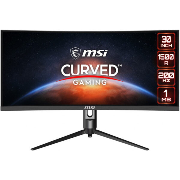 MSI Optix MAG301CR2 29.5inch VA WFHD Curve 1500R 200Hz 300cd/m2 USB 3.2×2 Pivot, „OPTIX MAG301CR2” (timbru verde 7 lei)