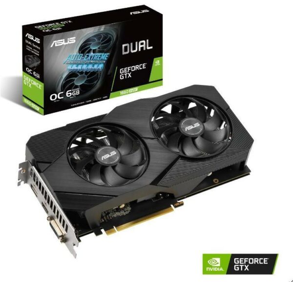 VGA PCIE16 GTX1660 SUPER 6GB/DUAL-GTX1660S-O6G-EVO ASUS „DUAL-GTX1660S-O6G-EVO”