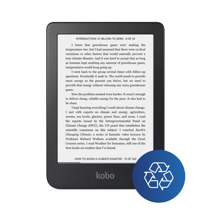 Kobo Clara 2E e-Book Reader E Ink Carta 1200 touch 6 inch 1448×1072 HD 300 PPI 16 GB 1 GHz Wireless,BT,USB-C IPX8 15 file formats 0.171 kg, Ocean Blue „N506-KU-OB-K-EP” (timbru verde 0.9 lei)