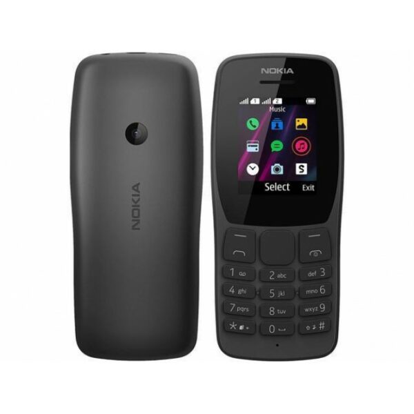 Nokia 110 2019(GSM) 1.77″ 4MB 4MB SS BK „NK1102019DSBK” (timbru verde 0.55 lei)
