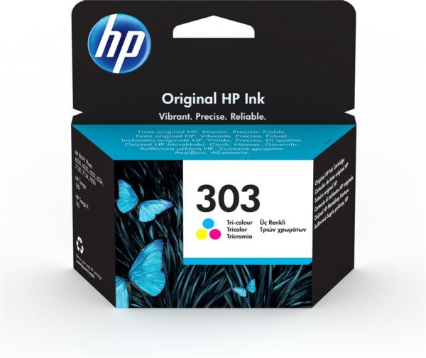 Cartus Cerneala Original HP Color, nr.303, pentru Envy Inspire 7200|7900, 165, (timbru verde 0.15 lei), „T6N01AE”