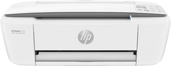 Multifunctional Inkjet Color HP DeskJet 3750 All-in-One, A4, Functii: Impr.|Scan.|Cop., Viteza de Printare Monocrom: 7.5 ppm, Viteza de printare color: 5.5 ppm, Conectivitate:USB|WiFi, Duplex:Nu , ADF:Nu(timbru verde 4 lei) „T8X12B”