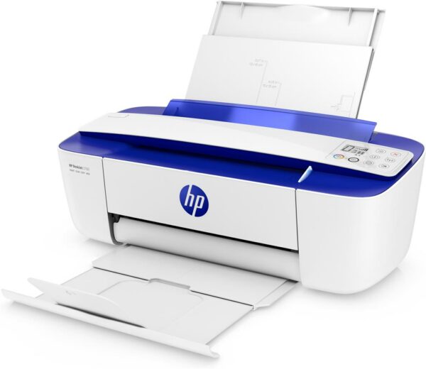 Multifunctional Inkjet Color HP DeskJet 3760 All-in-One, A4, Functii: Impr.|Scan.|Cop., Viteza de Printare Monocrom: 8 ppm, Viteza de printare color: 5.5 ppm, Conectivitate:USB|WiFi, Duplex:Nu , ADF:Nu(timbru verde 4 lei) „T8X19B”