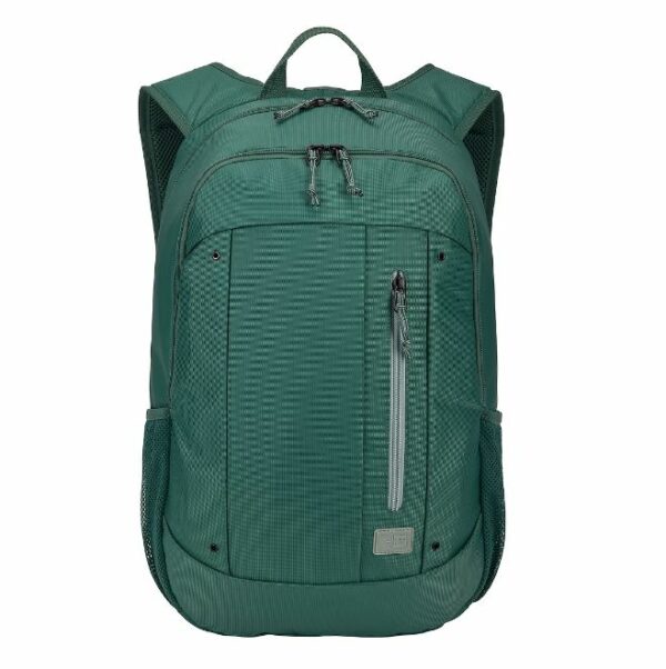 RUCSAC CASE LOGIC Jaunt, pt. notebook de max. 15.6″, 2 compartimente, buzunar frontal, buzunar lateral x 2, waterproof, volum 23 litri, poliester reciclat,verde „WMBP215 SMOKE PINE” / 3204865