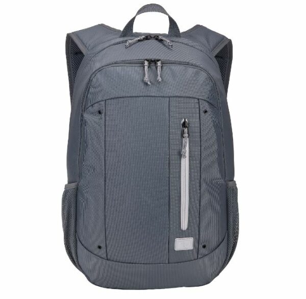 RUCSAC CASE LOGIC Jaunt, pt. notebook de max. 15.6″, 2 compartimente, buzunar frontal, buzunar lateral x 2, waterproof, volum 23 litri, poliester reciclat, gri „WMBP215 STORMY WEATHER” / 3204866