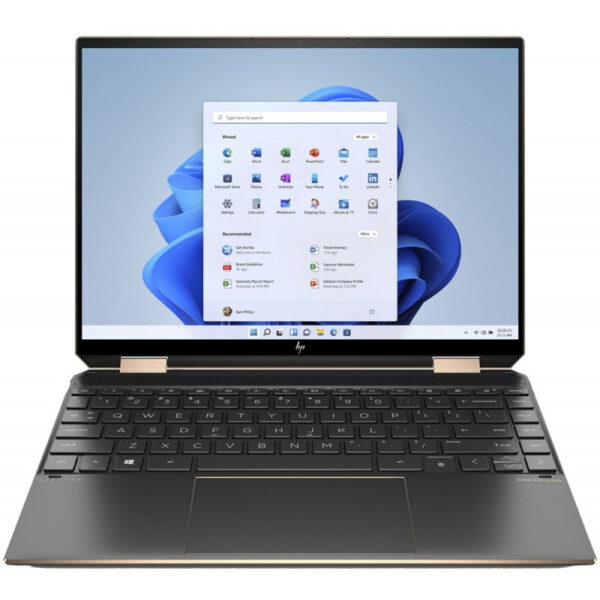 HP Spectre x360 14-ea1015nn Intel Core i5-1155G7 13.5inch WUXGA Touch 16GB 512GB PCIe Intel Iris Xe FPR W11H Nightfall black, „5D5R7EA#ABB” (timbru verde 4 lei)