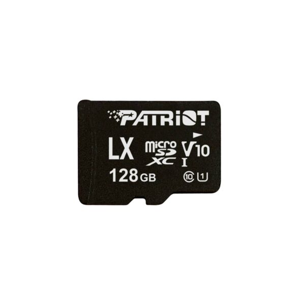 CARD MicroSD PATRIOT, 128 GB, MicroSDXC, clasa 10, standard UHS-I U1, „PSF128GMDC10” (timbru verde 0.03 lei)