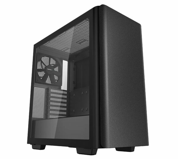 CARCASA DEEPCOOL CK500, Middle Tower, E-ATX, fara sursa, sticla securizata, 2 x 140mm black fan , USB 3.0 x 2, USB 3.1 Type-C x 1, Jack 3.5mm x 1, „CK500” „R-CK500-BKNNE2-G-1” (timbru verde 0.16 lei)