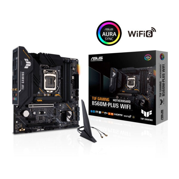 ASUS TUF GAMING B560M-PLUS WIFI LGA1200 B560 U32G2 PCIe 4.0 M.2 MB, „TUF GAMING B560M-PLUS WIFI”