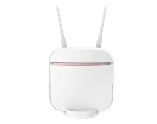 ROUTER D-LINK wireless. 5G LTE (desktop), 5G speeds up to 1.6 Gbps1, built-in Wi-Fi AC2600, 4 Gigabit Ethernet LAN ports and 1 Gigabit Ethernet WAN port, 2 antene externe, slot SIM 5G/4G „DWR-978” (timbru verde 0.8 lei)