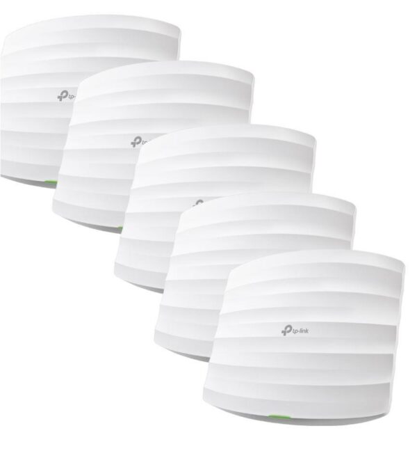 ACCESS POINT TP-LINK wireless 1750Mbps, Gigabit, 1 antena interna, IEEE802.3at PoE, Dual Band AC1750, montare pe tavan „EAP245(5-pack)” (timbru verde 0.8 lei)