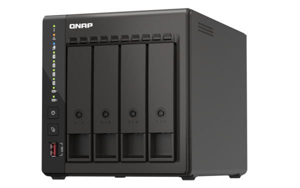 NAS QNAP 453E 4BAY 2.6GHZ TWR SATA, „TS-453E-8G” (timbru verde 11 lei)