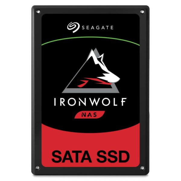 SSD SEAGATE IronWolf 110 3.84TB 2.5″, 7mm, SATA 6Gbps, R/W: 560/535 Mbps, IOPS 85K/45K, TBW: 7000, „ZA3840NM10011”