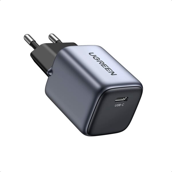 INCARCATOR retea Ugreen, Nexode „CD319” Quick Charge 30W GaN, 1 x USB Type-C 5V/3A, negru „90666” (timbru verde 0.18 lei) –
