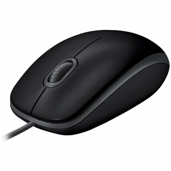LOGITECH B110 Corded Mouse – SILENT – BLACK – USB – B2B, „910-005508” (timbru verde 0.18 lei)