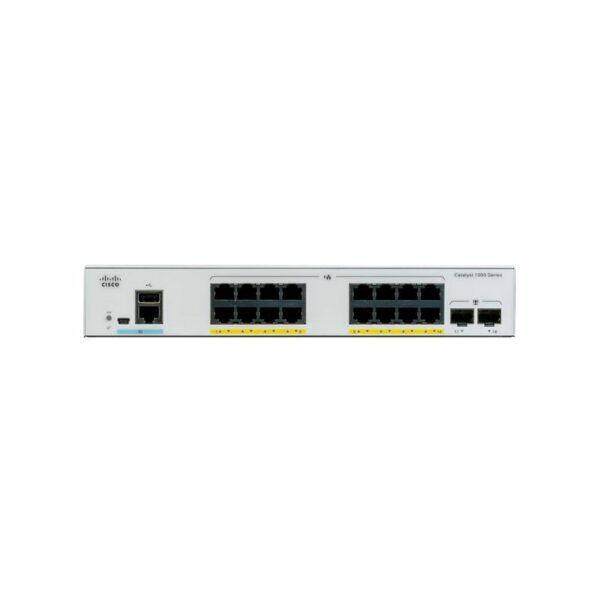 Catalyst 1000 16port GE, POE, 2x1G SFP, „C1000-16P-2G-L” (timbru verde 2 lei)