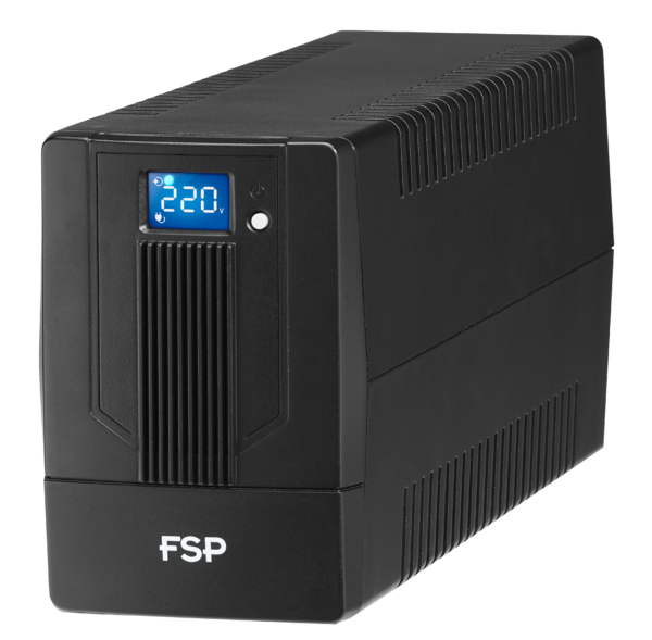 UPS FORTRON Line Int. cu management, LCD, 600VA/ 360W, AVR, 2 x socket Schuko, display LCD, 1 x baterie 12V/7Ah, conector USB, combo RJ11/RJ45, „iFP600” „PPF3602700” (timbru verde 4 lei)