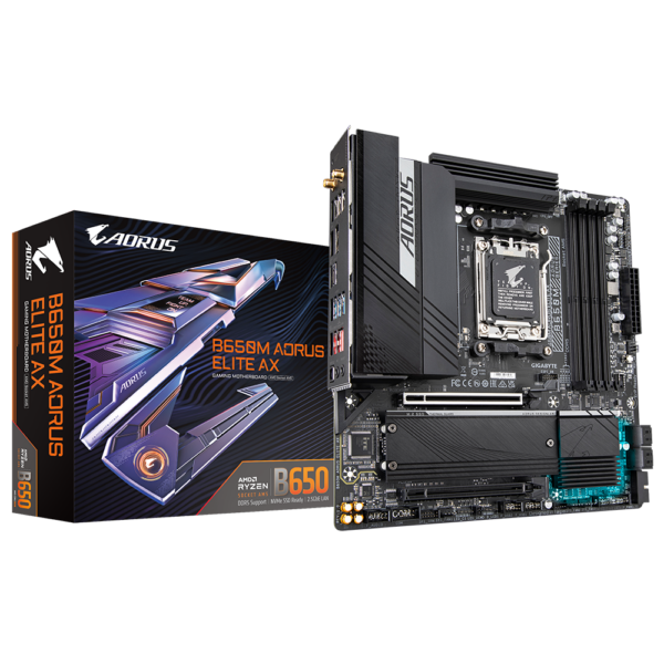 MB Gigabyte B650M AORUS ELITE AX AM5, „B650M AOR ELITE AX”