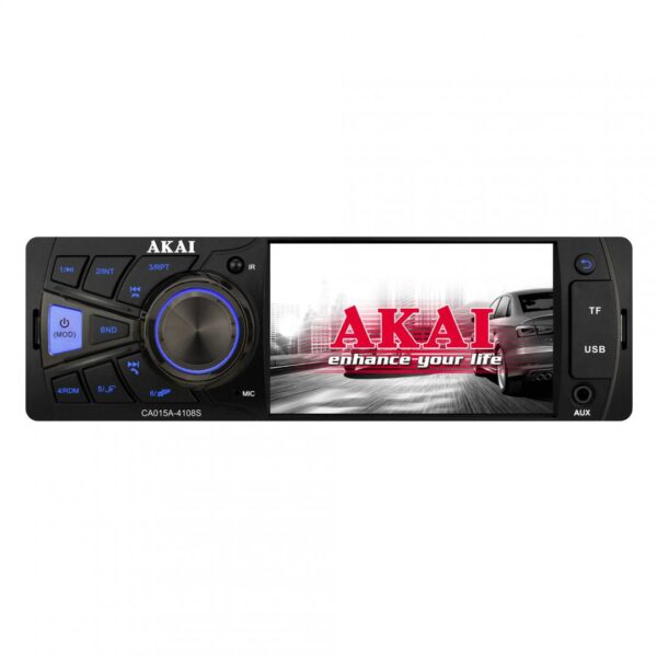 Akai radio MP3 player auto cu BT, „CA015A-4108S” (timbru verde 2 lei)