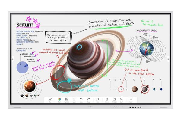 Ecran interactiv Samsung Flip Pro WM75B „LH75WMBWLGCXEN”, (timbru verde 15 lei)