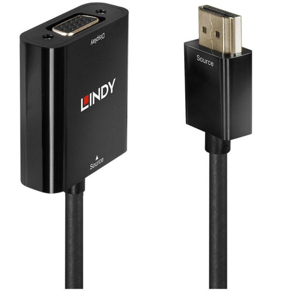 Adaptor Lindy HDMI 1.3 to VGA Converter, „LY-38291” (timbru verde 0.08 lei)