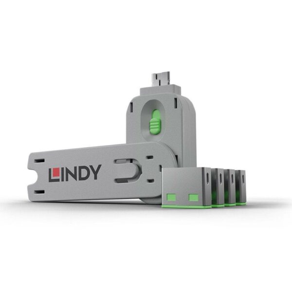 Lindy 4xUSB Type A Port Blocker Key Oran, „LY-40453”