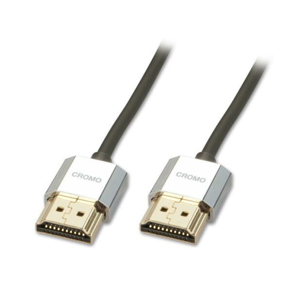 Cablu Lindy HDMI Cromo Slim 2m, „LY-41672” (timbru verde 0.8 lei)