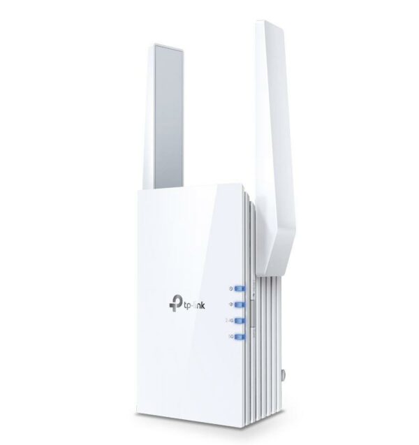 RANGE EXTENDER TP-LINK wireless 3000Mbps, 1 port Gigabit, 2 antene externe, 2.4 / 5Ghz dual band, Wi-Fi 6, „RE705X”
