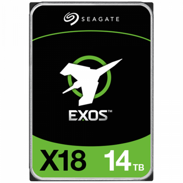 SEAGATE Exos X18 14TB HDD SATA 7200RPM 256MB cache 512e/4Kn BLK, „ST14000NM000J” (timbru verde 0.8 lei)