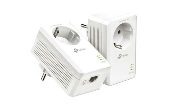 KIT ADAPTOR POWERLINE TP-LINK tehnologie AV, AV1000, pana la 1000Mbps, 1 port Gigabit, priza AC, 2buc. „TL-PA7017P KIT” (timbru verde 2 lei)