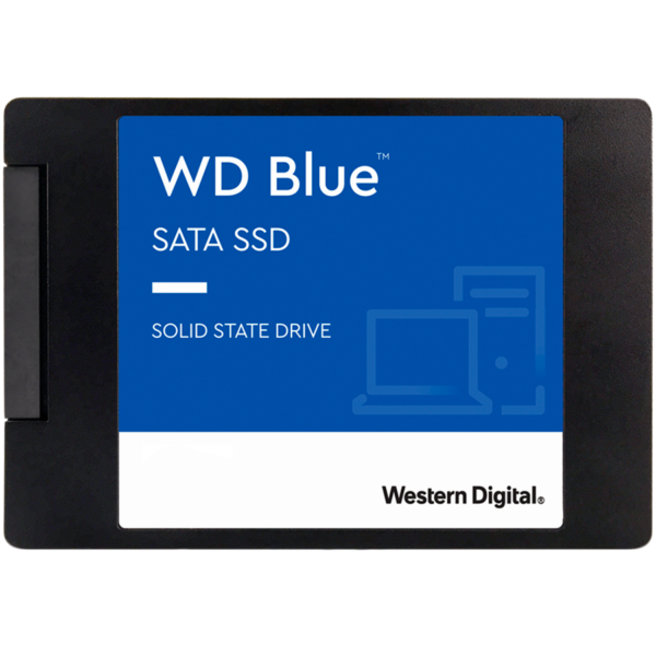 SSD WD Blue 4TB SATA 6Gbps, 2.5″, 7mm, Read/Write: 560/530 MBps, IOPS 95K/82K, TBW: 600, „WDS400T2B0A”