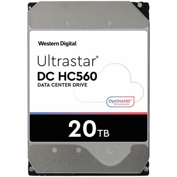HDD Server WD/HGST ULTRASTAR DC HC560 (3.5″”, 20TB, 512MB, 7200 RPM, SATA 6Gb/s, 512E SE NP3), SKU: 0F38785, „WUH722020BLE6L4”