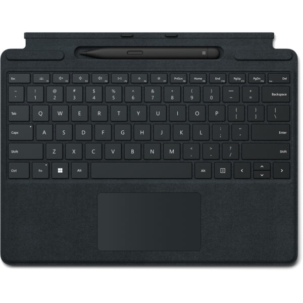 MS Surface Pro8/9 TypeCover + Pen Bundle Black Austria/Germany „8X8-00005” (timbru verde 0.8 lei)