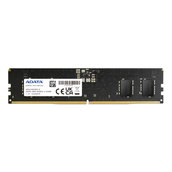 Memorie DDR Adata DDR5 32GB frecventa 4800 MHz, 1 modul, latenta CL40, „AD5U480032G-S”