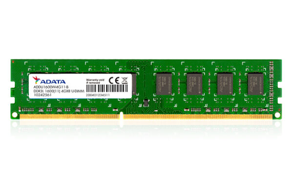 Memorie DDR Adata DDR3 8GB frecventa 1600 MHz, 1 modul, low voltage, latenta CL11, „ADDU1600W8G11-S”