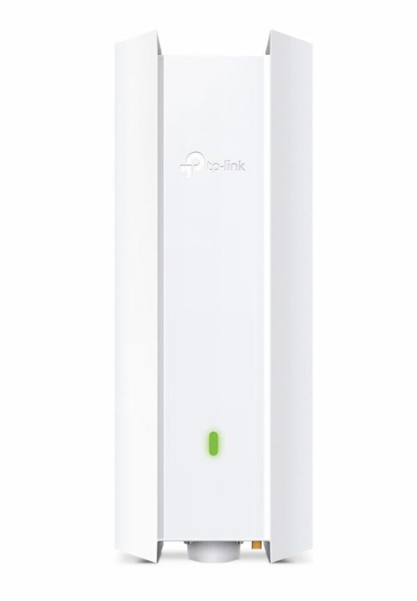 ACCESS POINT TP-LINK wireless AX3000 Mbps dual band WiFi 6 Access Point, 1 x 10/100/1000 Mbps Ethernet Ports (One port supports PoE OUT, 2 antene interne, IEEE802.3af/at PoE, WiFi 6, montare pe perete „EAP650-Outdoor” (timbru verde 0.8 lei)