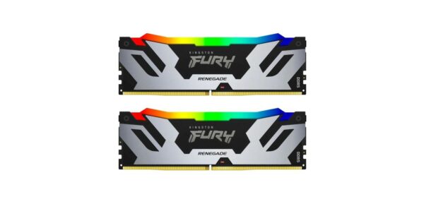 Memorie DDR Kingston DDR5 32GB frecventa 7200 MHz, 16GB x 2 module, radiator, iluminare RGB, latenta CL38, „KF572C38RSAK2-32”