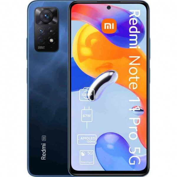 XIAOMI REDMI NOTE 11 PRO 5G 6+128GB BLUE „38138” (timbru verde 0.55 lei)