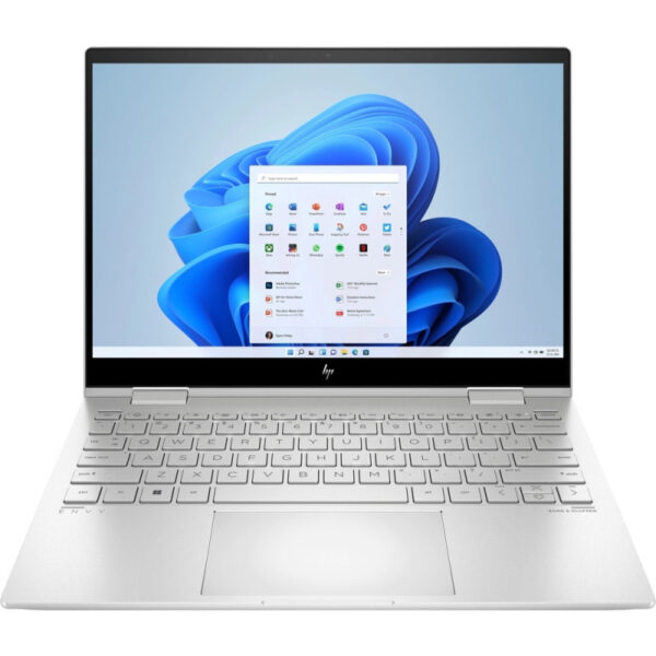 HP ENVY x360 13-bf0019nn Intel Core i5-1230U 13.3inch WUXGA Touch 16GB 1TB PCIe Intel Iris Xe W11H Natural silver „6M3E6EA#ABB” (timbru verde 4 lei)