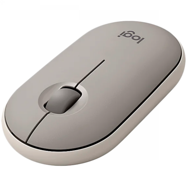 LOGITECH Pebble M350 Wireless Mouse – SAND – 2.4GHZ/BT – EMEA – CLOSED BOX „910-006751” (timbru verde 0.18 lei)