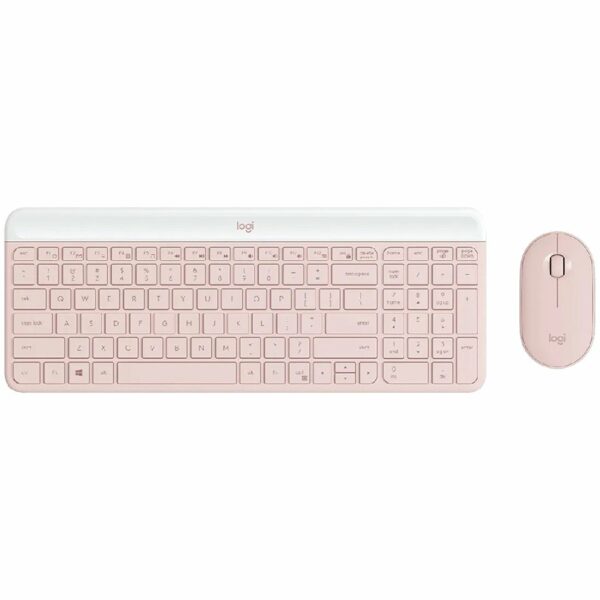 LOGITECH MK470 Slim Combo – ROSE – US INTL – 2.4GHZ – INTNL-973 „920-011322” (timbru verde 0.8 lei)