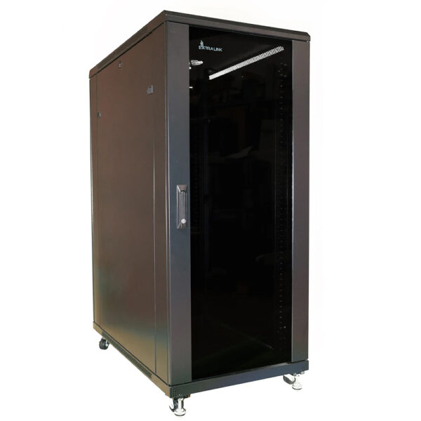 EXTRALINK 37U 600×1000 standing rackmount cabinet black „EX.11403”
