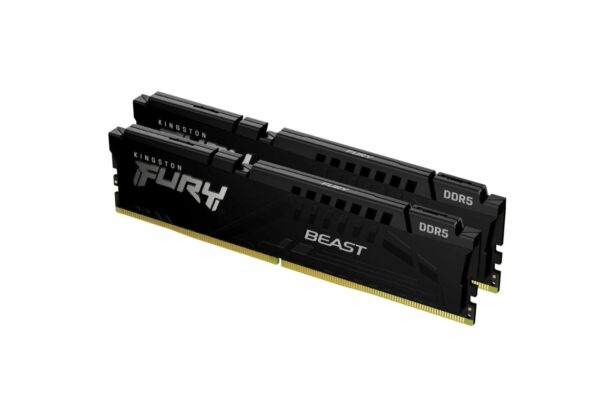 Memorie DDR Kingston ” FURY BEAST” DDR5 32GB frecventa 6000 Mhz, 16GB x 2 module, radiator, latenta CL36, „KF560C36BBEK2-32”