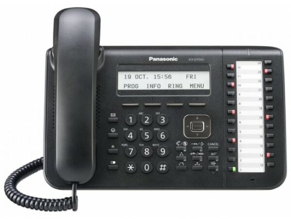 Telefon digital proprietar Panasonic KX-DT543X-B „KX-DT543NE-B” (timbru verde 0.8 lei)
