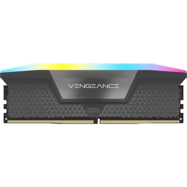 Memorie DDR Corsair „VENGEANCE” DDR5 64GB frecventa 5200 MHz, 32GB x 2 module, radiator, iluminare RGB, latenta CL40, „CMH64GX5M2B5200Z40K”