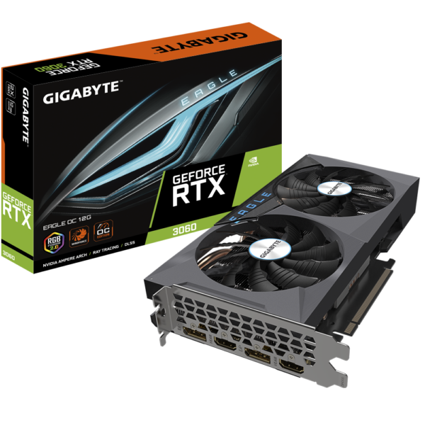 Gigabyte RTX 3060 EAGLE 12G 2.0 LHR „N3060EAGLE-12G2”