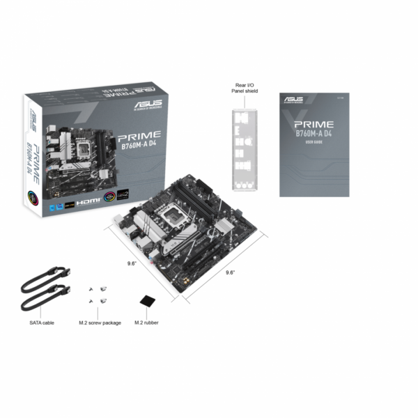 MB ASUS PRIME B760M-A D4 LGA 1700 „PRIME B760M-A D4”