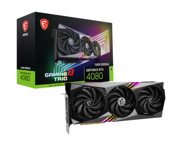 MSI GeForce RTX 4080 16GB GAMING X TRIO „RTX4080 GAM X TRIO”